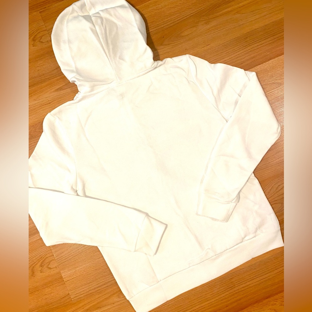 🌈NWT VS PINK RAINBOW WHITE MATCHING SET ZIP UP HOODIE / JOGGERS SIZE MEDIUM! HTF - Picture 6 of 16